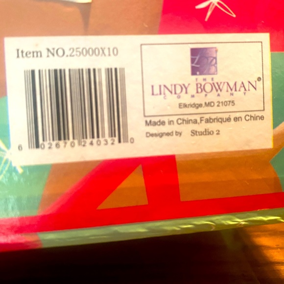 🦌LINDY BOWMAN🦌 2 RULDOLPH THE RED NOSE REINDEER GIFT BOXES + 9-CT MINI BOWS🎄 - Picture 9 of 9